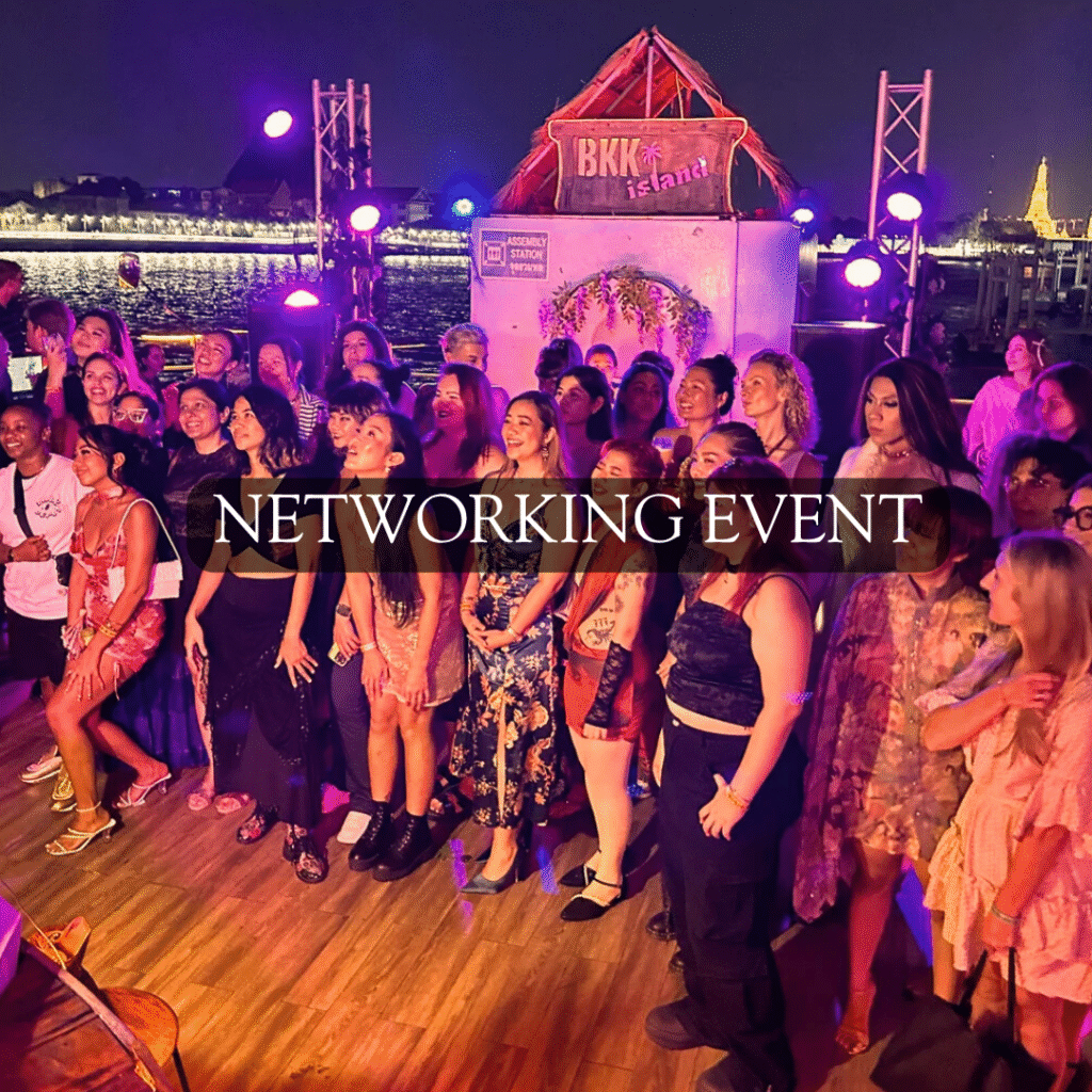 we organize all kind of networking events Here's is our Queen Connect event : giving woman a platform to network and strive