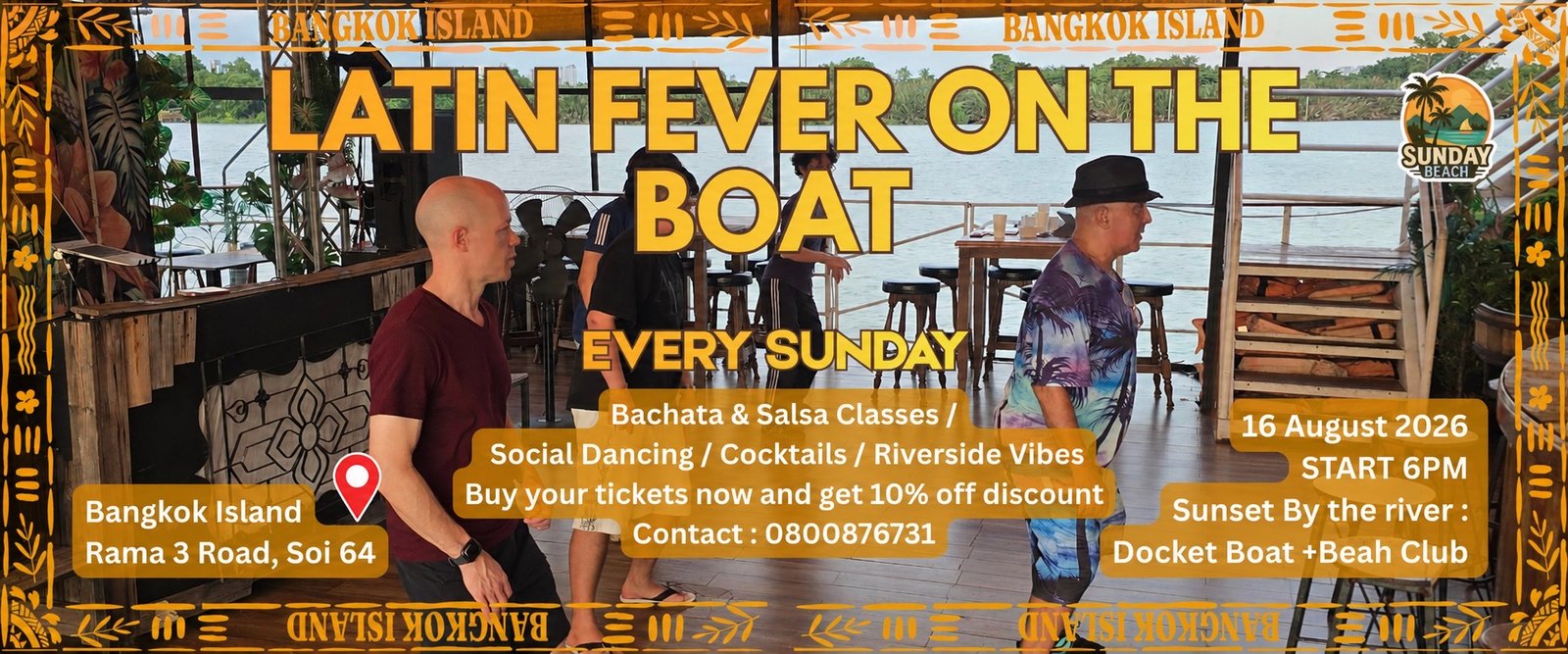 LATIN FEVER ON THE BOAT