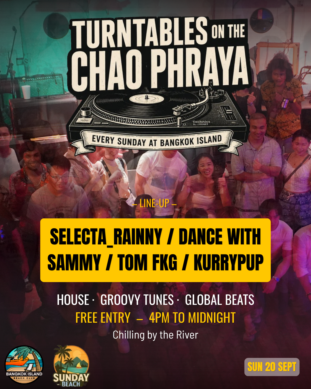 Turntables on the Chao Phraya 20 SEP