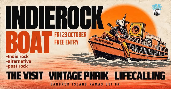 Indie rock boat 23 oct