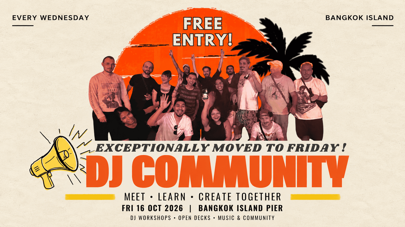 DJ COMMUNITY – FRI 16/10