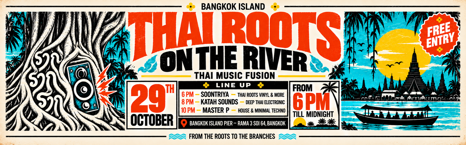 THAI ROOTS ON THE RIVER